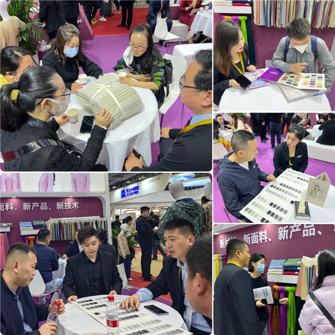 春潮澎湃季 時(shí)尚看過來｜青島天馬色紡驚艷亮相上海國(guó)際會(huì)展中心(圖8)