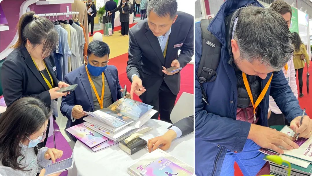 春潮澎湃季 時(shí)尚看過來｜青島天馬色紡驚艷亮相上海國(guó)際會(huì)展中心(圖7)