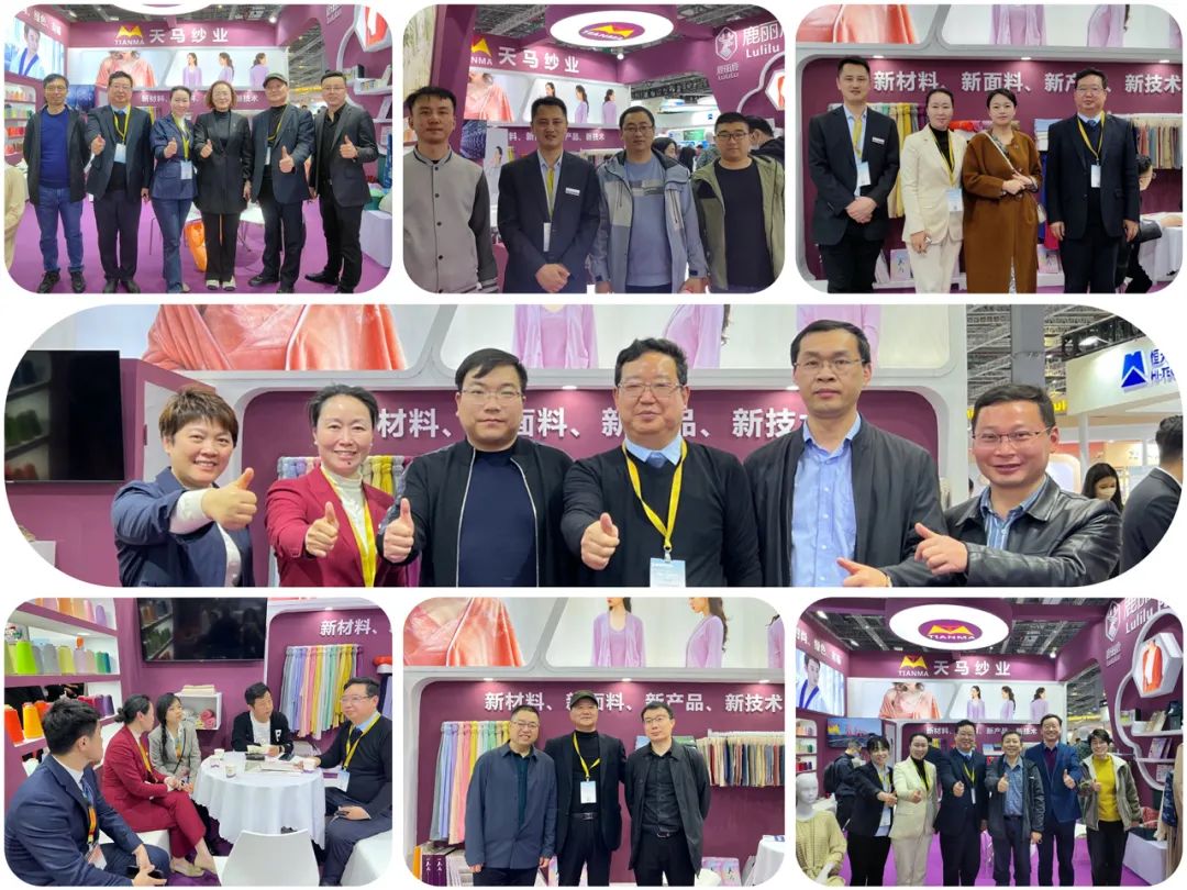 春潮澎湃季 時(shí)尚看過來｜青島天馬色紡驚艷亮相上海國(guó)際會(huì)展中心(圖5)