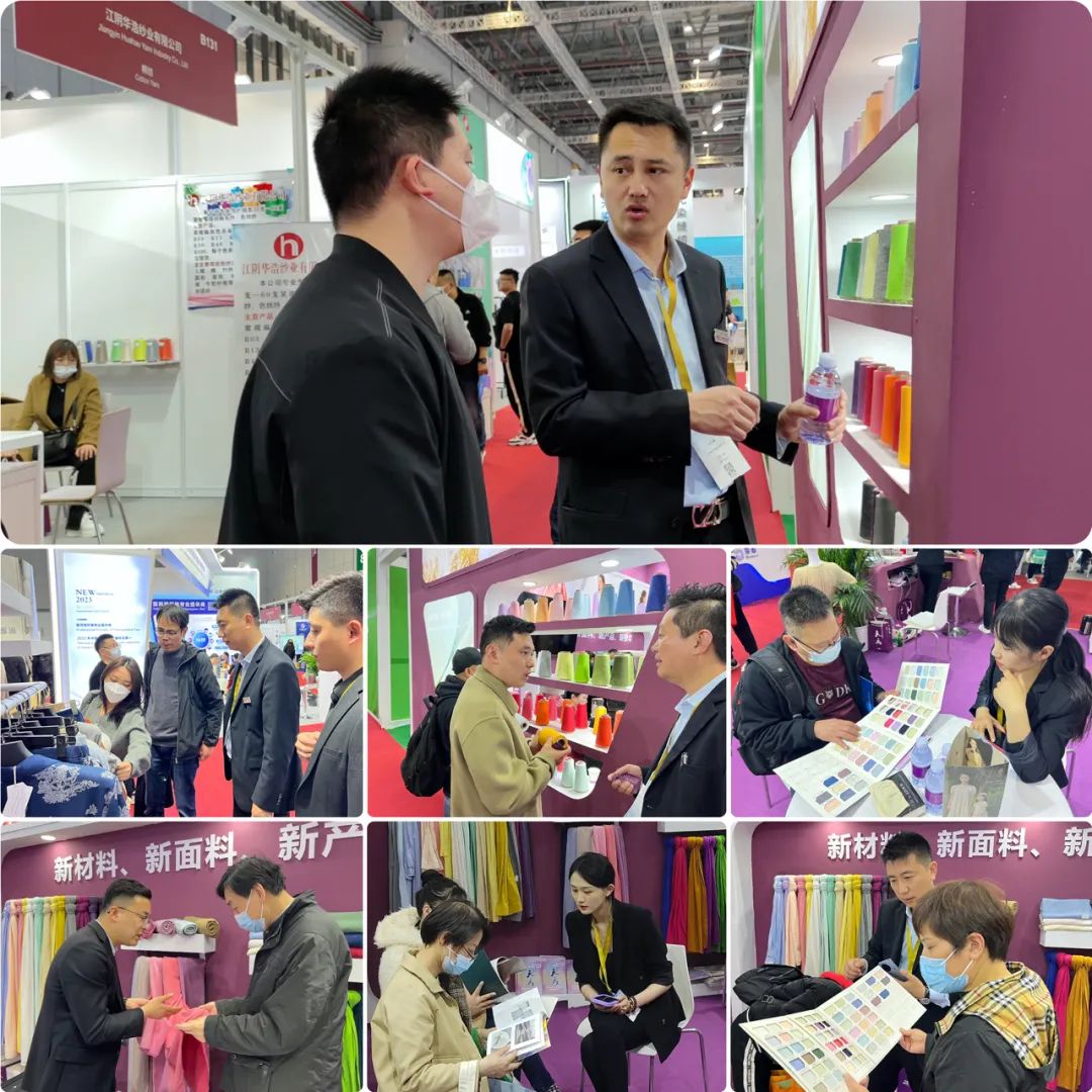 春潮澎湃季 時(shí)尚看過來｜青島天馬色紡驚艷亮相上海國(guó)際會(huì)展中心(圖9)